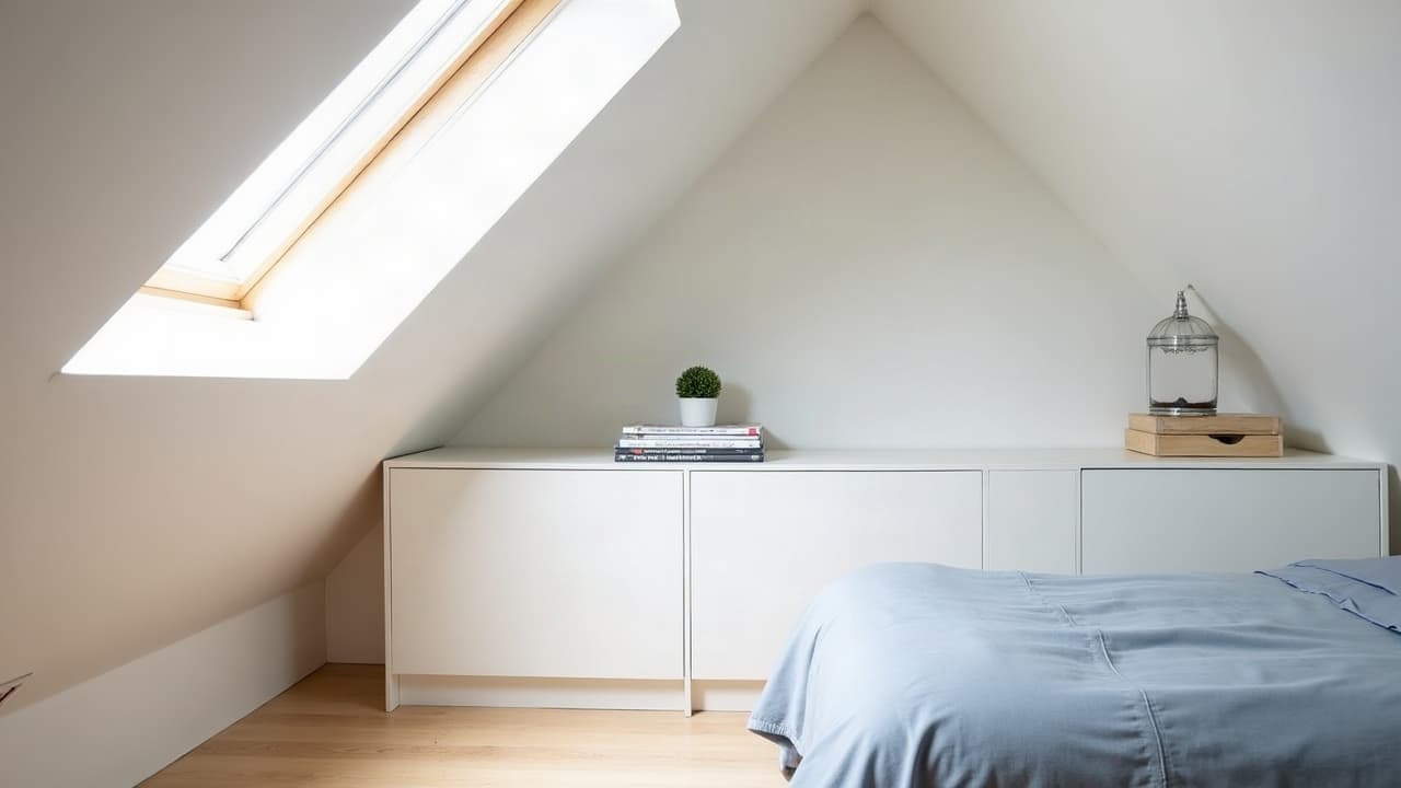 Mur intérieur en brique doublé d'un isolant avant pose des plaques de plâtre
